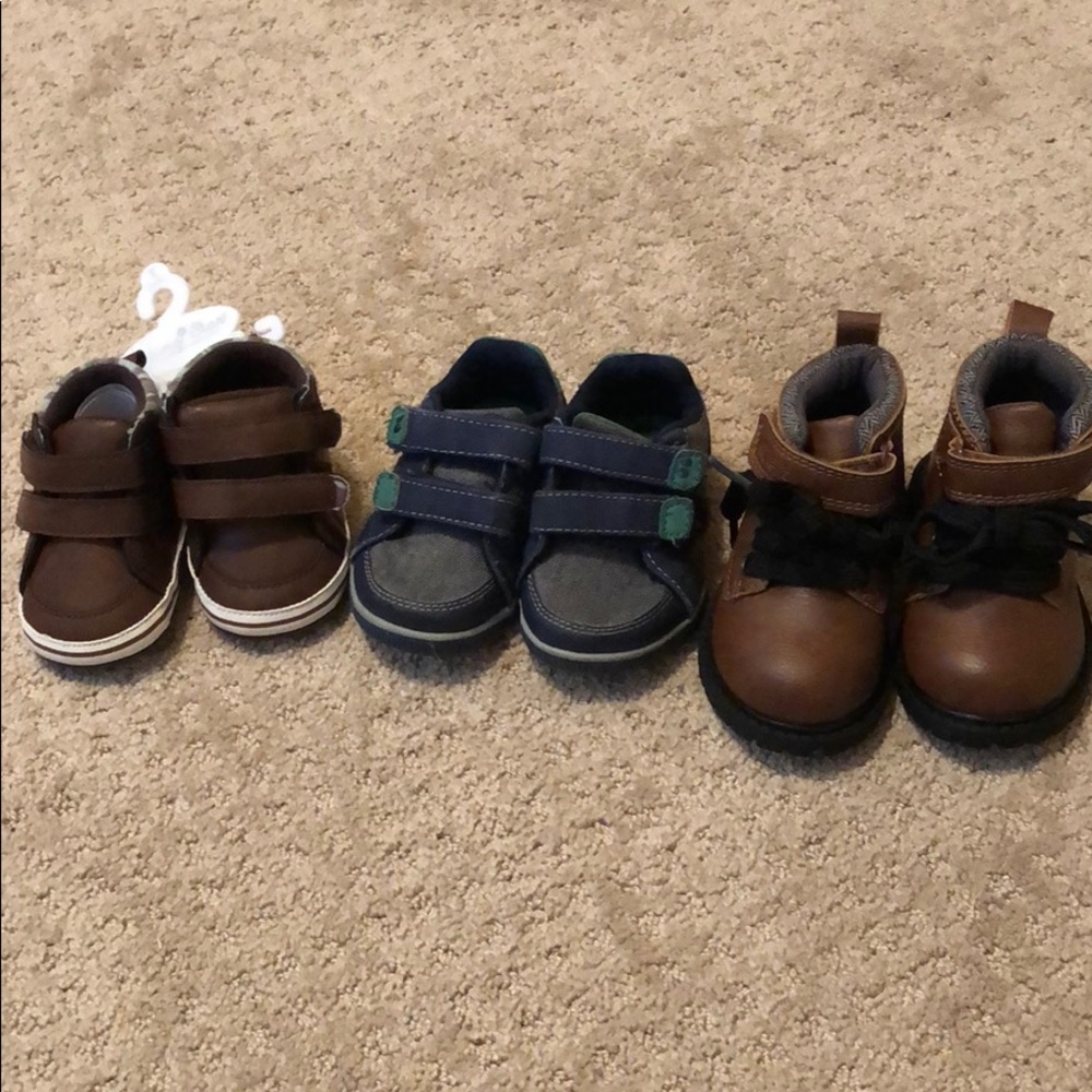 Baby Boy first walking shoes lot